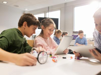 Children in classroom