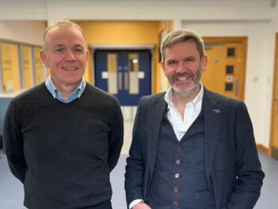 Professor Colin Fleming and Professor Michael MacDonald.