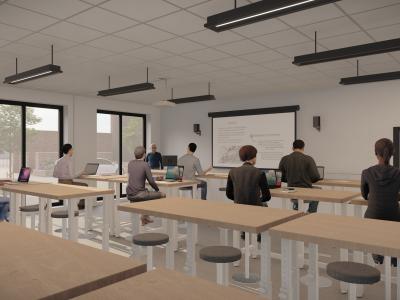 3D image of training room