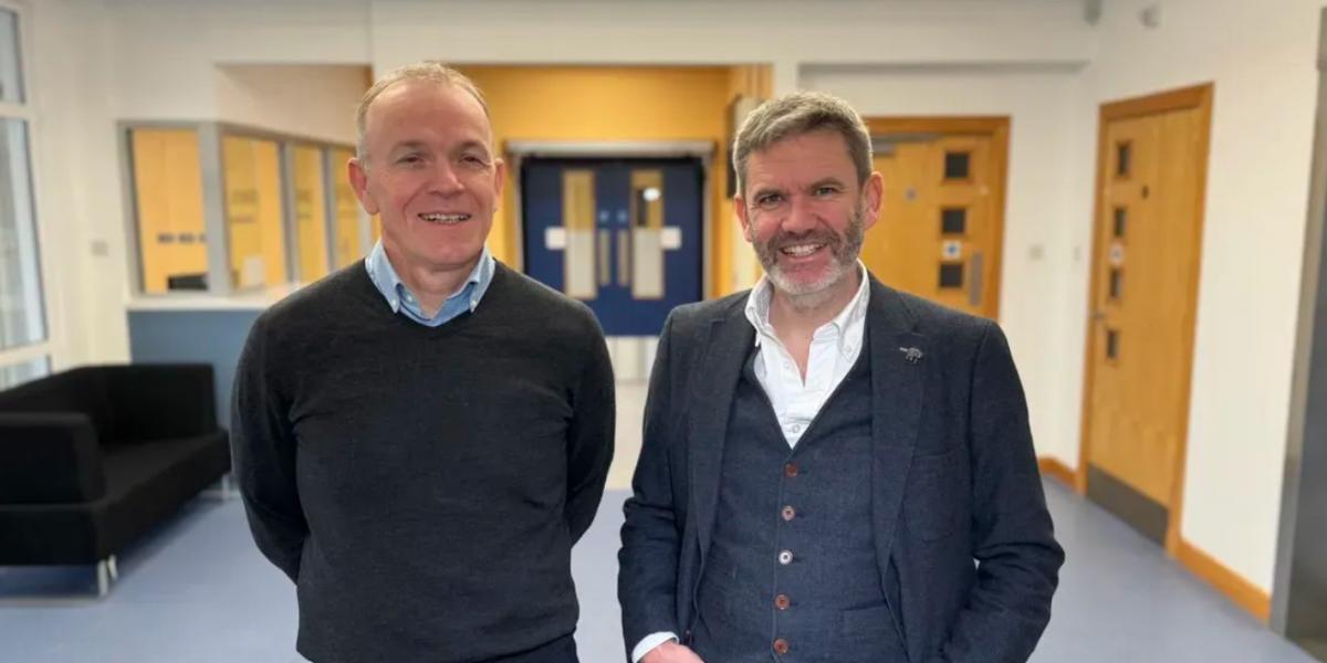 Professor Colin Fleming and Professor Michael MacDonald.