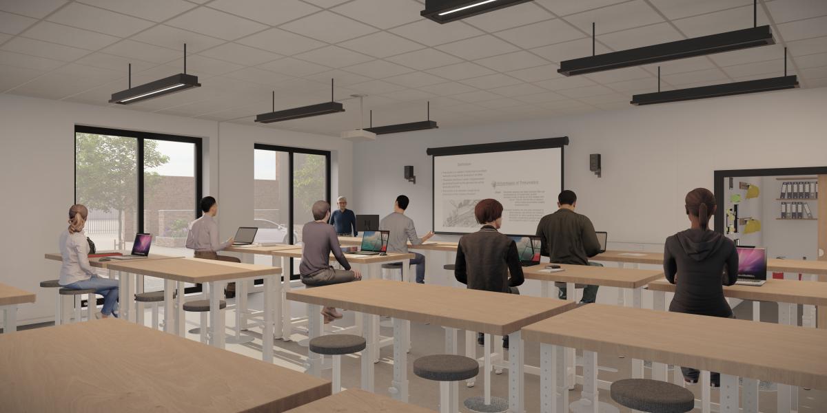 3D image of training room